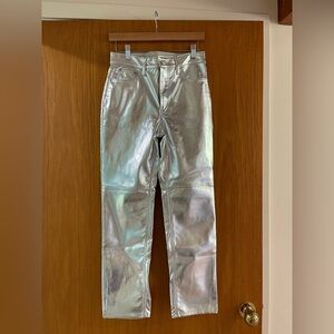 GAP Silver Metallic Pants